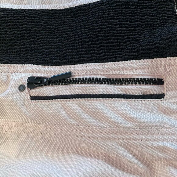 APANAGE PASTEL PINK jacket, SIZE XS, full zip-up. with black trims. - Picture 15 of 15